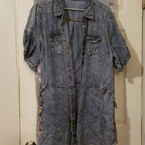 denim top/dress